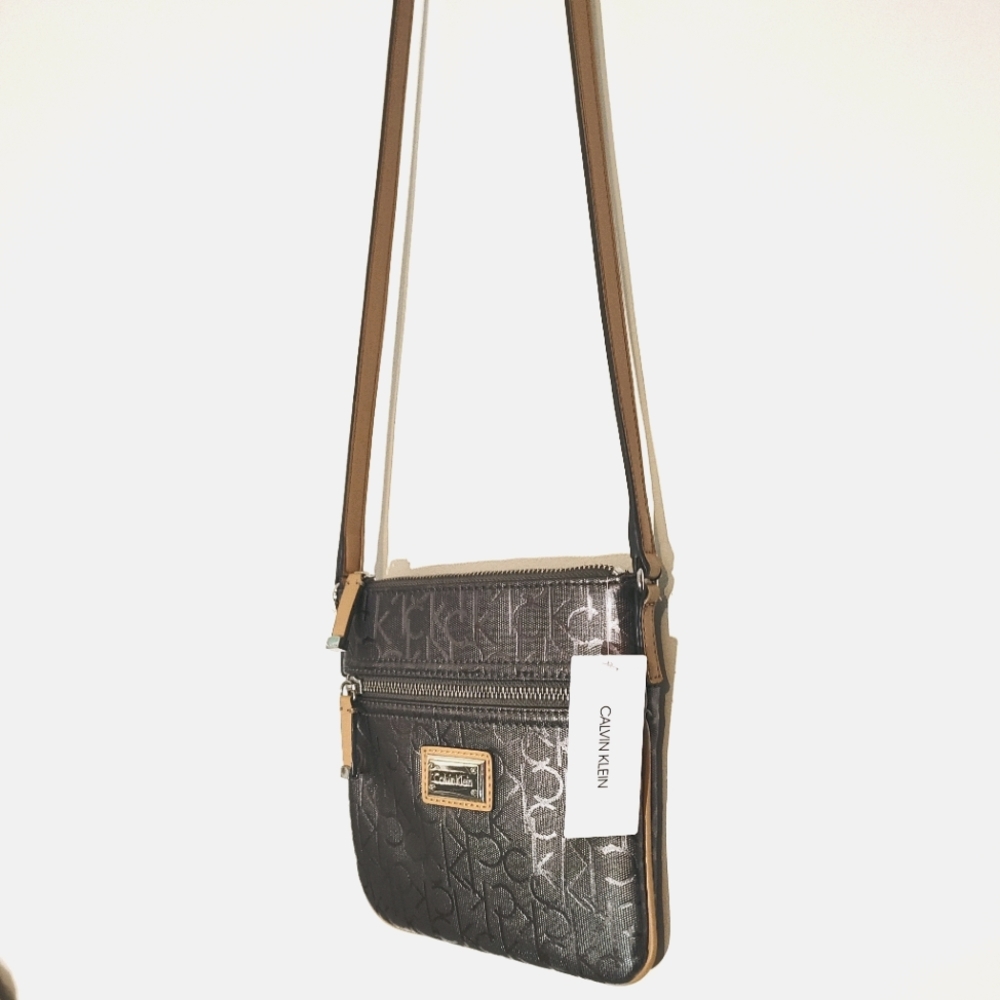 NWT CK Metallic crossbody bag